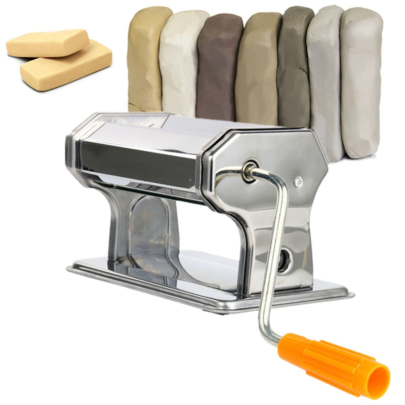Hand Crank Clay Roller Machine