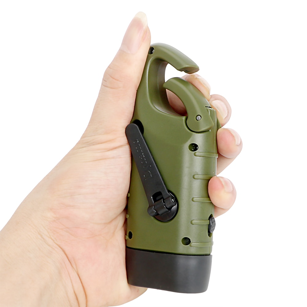 Hand Crank Flashlight Solar Device Hand Crank Flashlight Solar Device