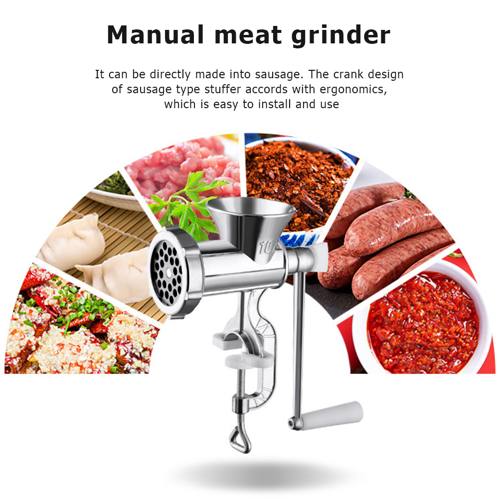 Hand Crank Manual Meat Mincer