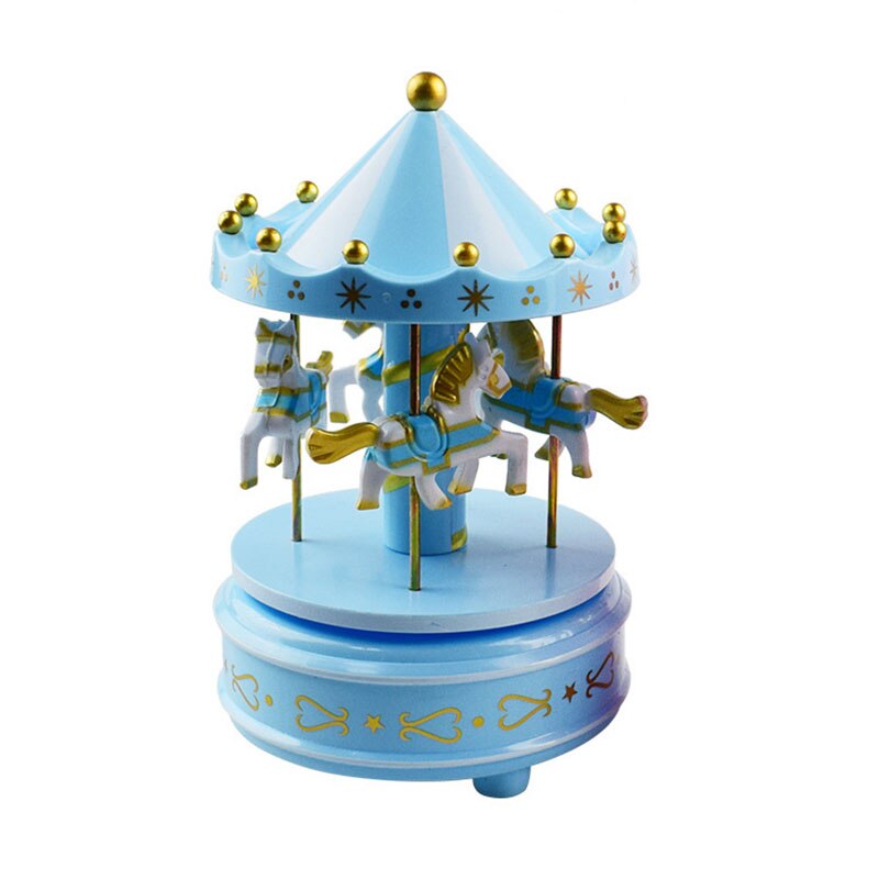 Hand Crank Merry Go Round Music Box