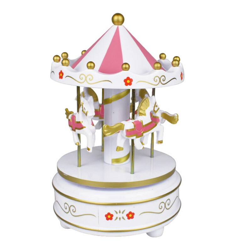 Hand Crank Merry Go Round Music Box