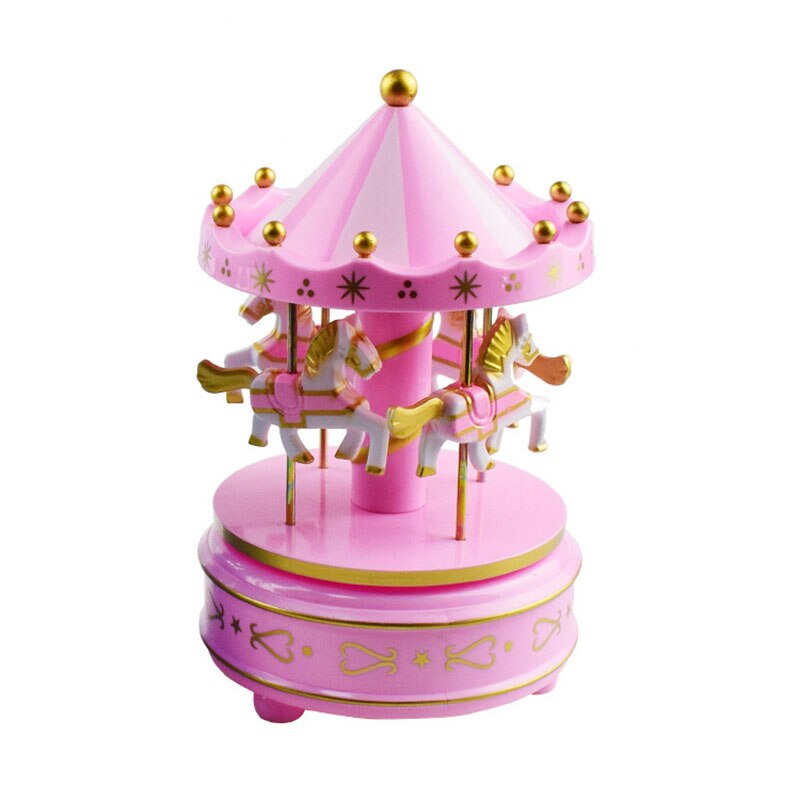 Hand Crank Merry Go Round Music Box