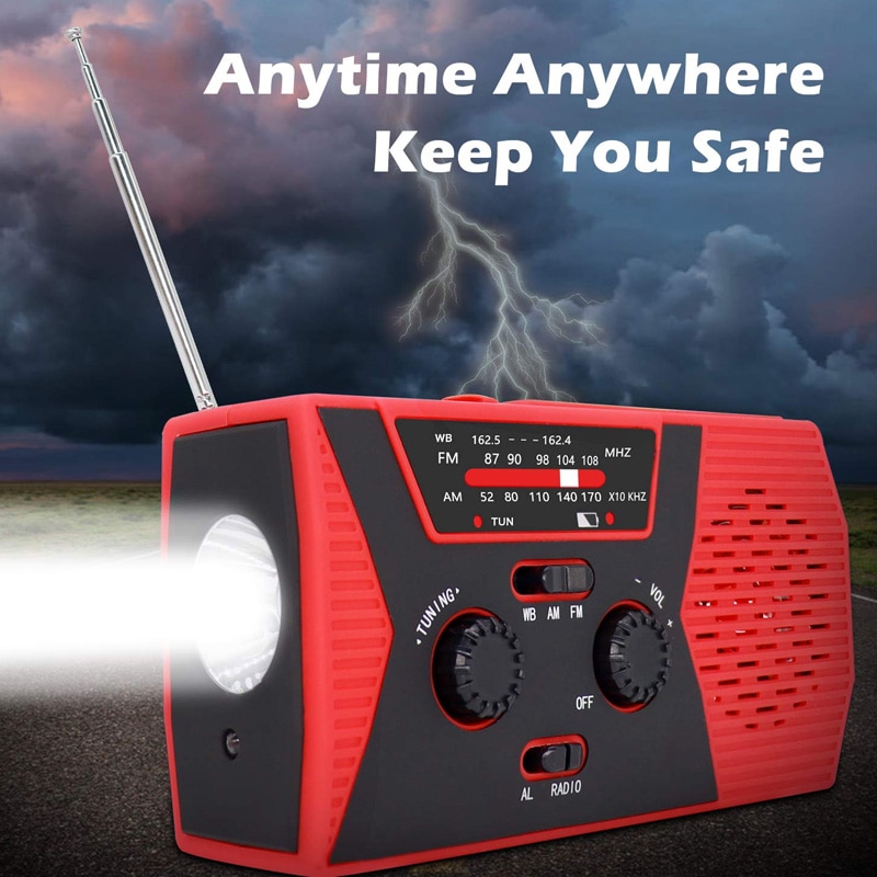 Hand Crank Radio with Solar Panel Hand Crank Radio with Solar Panel