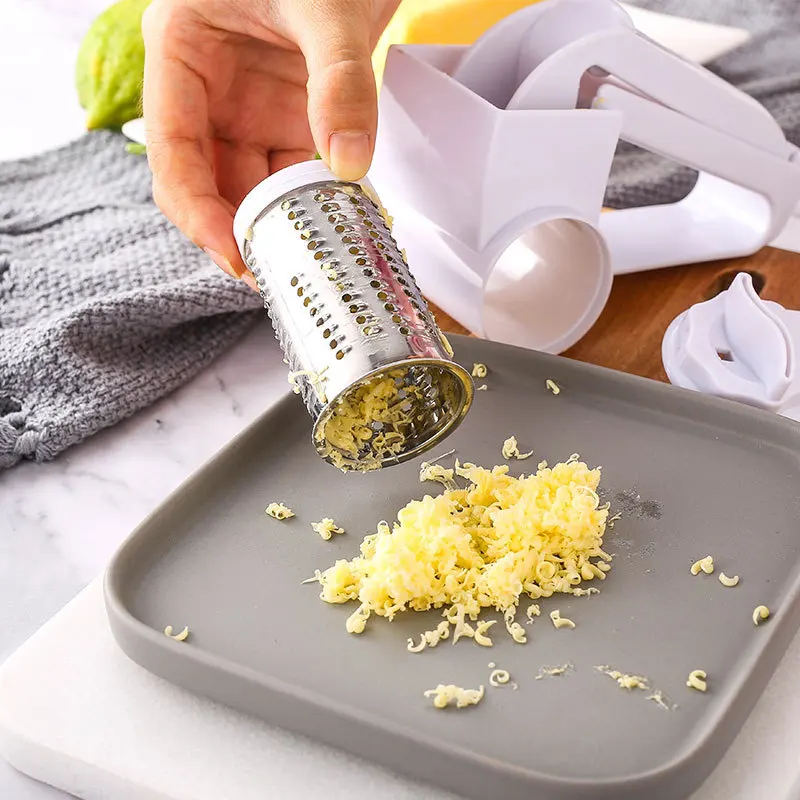 Hand-Cranked Rotating Cheese Grater Creative Kitchen Cheese Shredder Multi-functional Cheese Grater for Kitchen