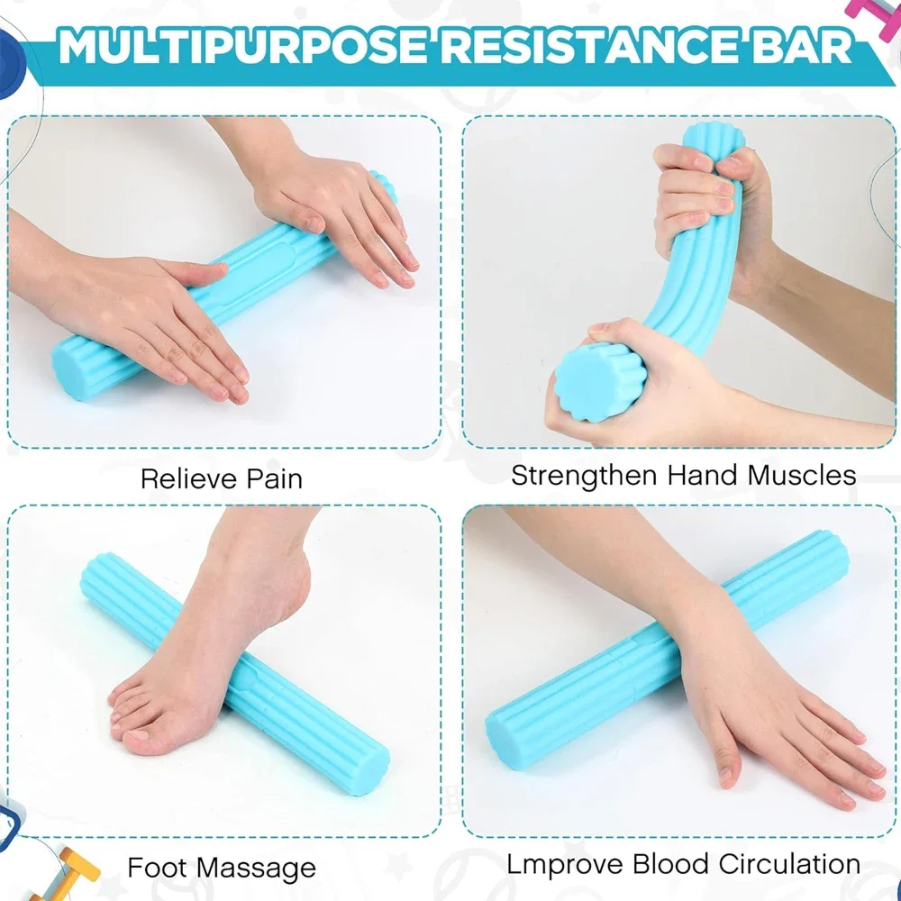 Hand Exerciser Flexible Bars for Physical Therapy – Alleviates Tendonitis Pain and Enhances Grip Strength -for Elbow Hand Exerciser Flexible Bars for Physical Therapy – Alleviates Tendonitis Pain and Enhances Grip Strength -for Elbow