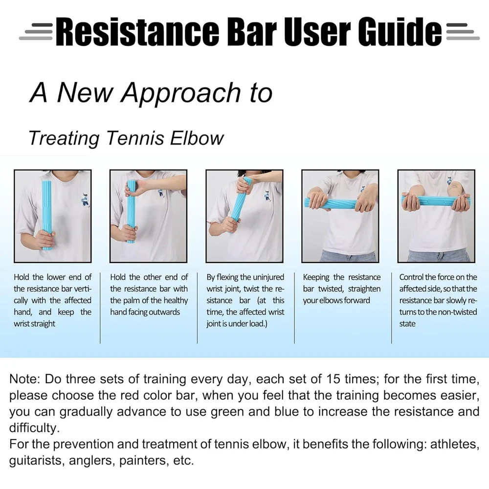 Hand Exerciser Flexible Bars for Physical Therapy – Alleviates Tendonitis Pain and Enhances Grip Strength -for Elbow Hand Exerciser Flexible Bars for Physical Therapy – Alleviates Tendonitis Pain and Enhances Grip Strength -for Elbow
