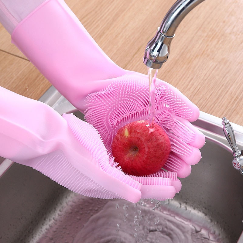 Hand Gloves for Kitchen Dish Scrubber Hand Gloves for Kitchen Dish Scrubber