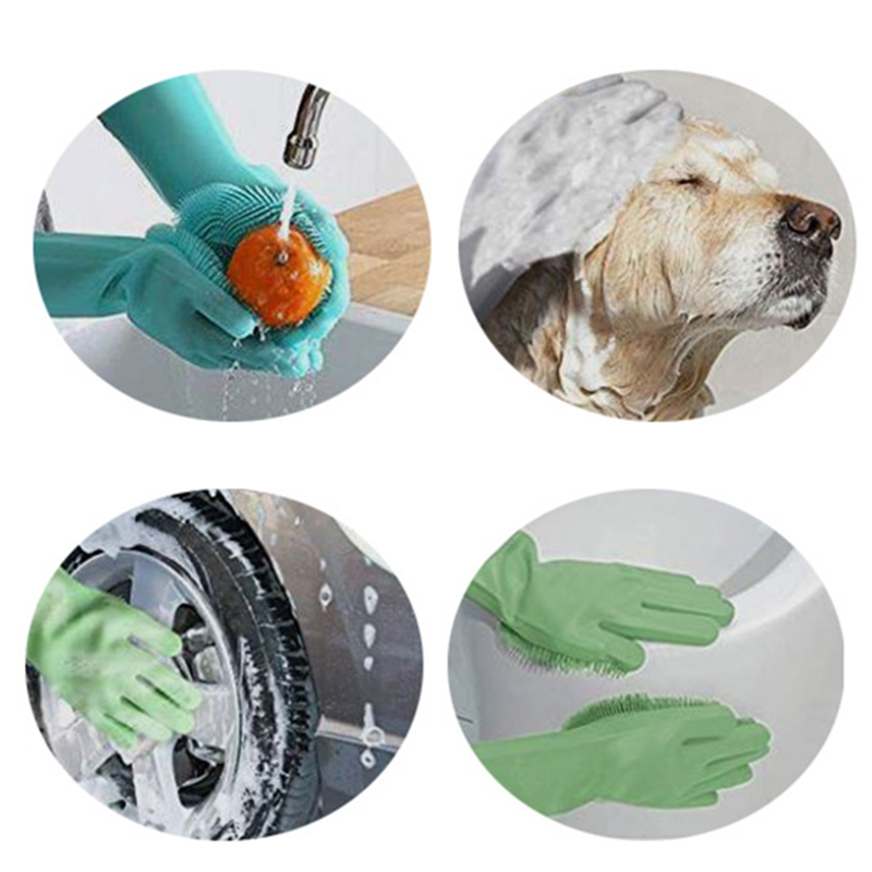 Hand Gloves for Kitchen Dish Scrubber Hand Gloves for Kitchen Dish Scrubber