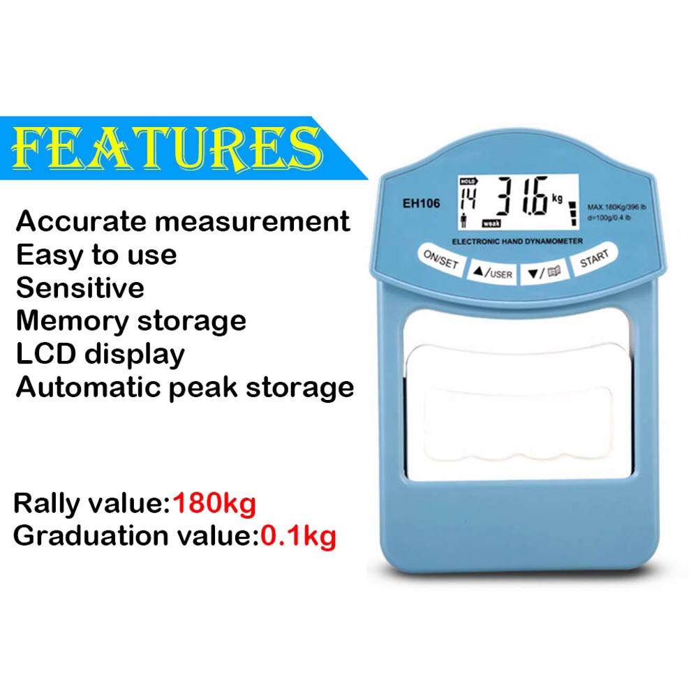 Hand Grip Dynamometer Strength Measurement