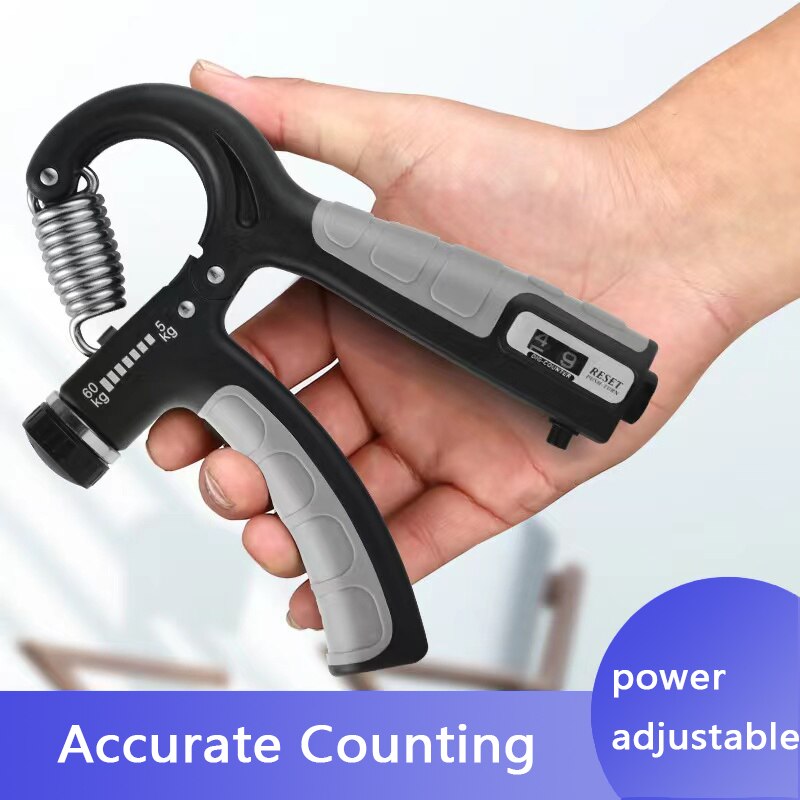 Hand Grip Gripper 5 To 60kg Adjustable Heavy Duty Gym Exercise Wrist Training Increase Strength Spring Finger Expander