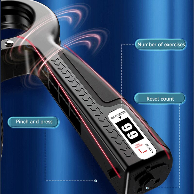 Hand Grip Gripper 5 To 60kg Adjustable Heavy Duty Gym Exercise Wrist Training Increase Strength Spring Finger Expander