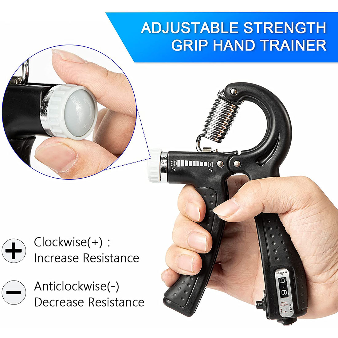 Hand Grips Strengthene Arm Spring Finger Massager Expander Hand Exercise Gym Fitness Training Wrist Gripper