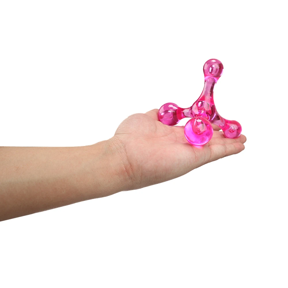 Hand Held Massagers Tool Back Deep Tissue 4-Legged Acupressure Gentle Self Massager Trigger Pressure Point Hand Held Massagers Tool Back Deep Tissue 4-Legged Acupressure Gentle Self Massager Trigger Pressure Point