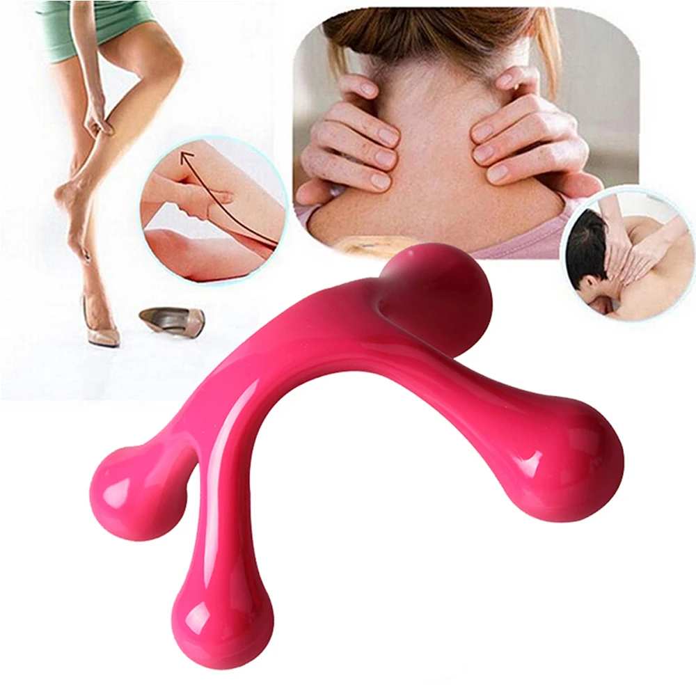 Hand Held Massagers Tool Back Deep Tissue 4-Legged Acupressure Gentle Self Massager Trigger Pressure Point Hand Held Massagers Tool Back Deep Tissue 4-Legged Acupressure Gentle Self Massager Trigger Pressure Point