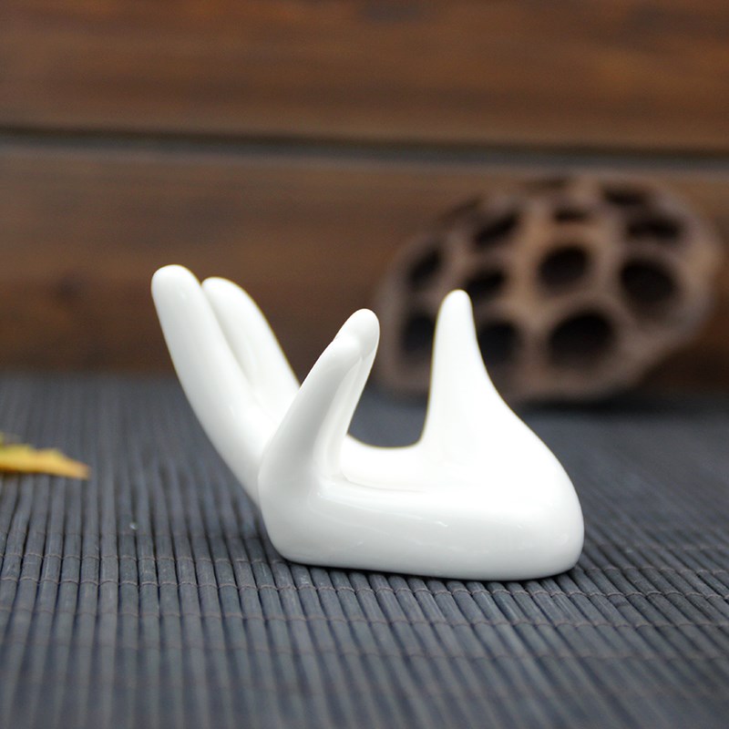Hand Shaped Ceramic Egg Cup