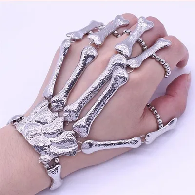 Hand Skeleton Bracelet Punk Accessory