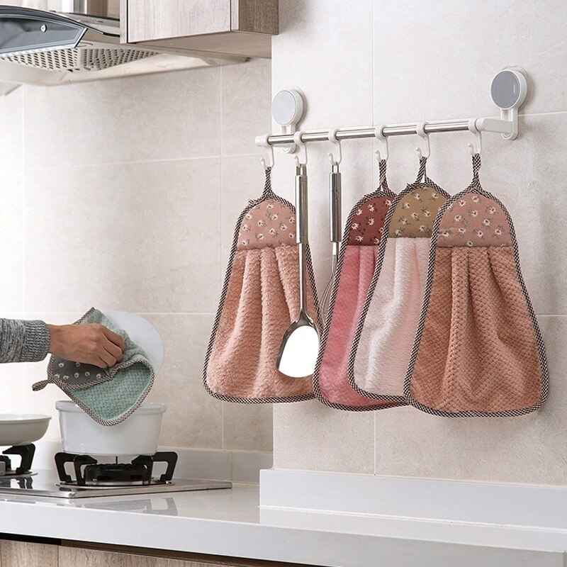 Hand Towel with Hanging Loop