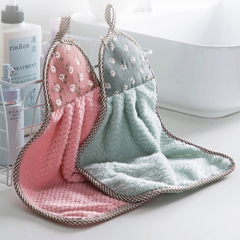 Hand Towel with Hanging Loop