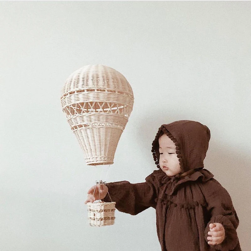 Hand-woven Rattan Hot Air Balloon