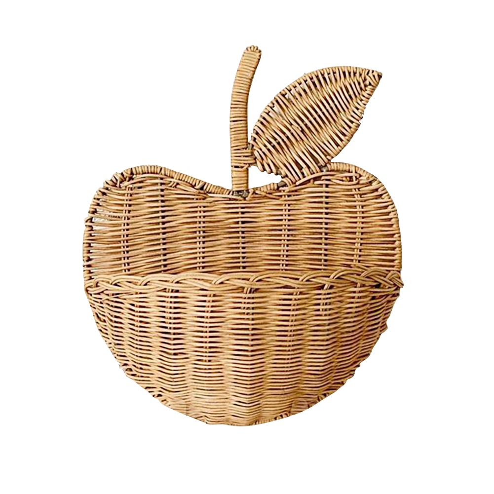 Hand Woven Rattan Wall Basket
