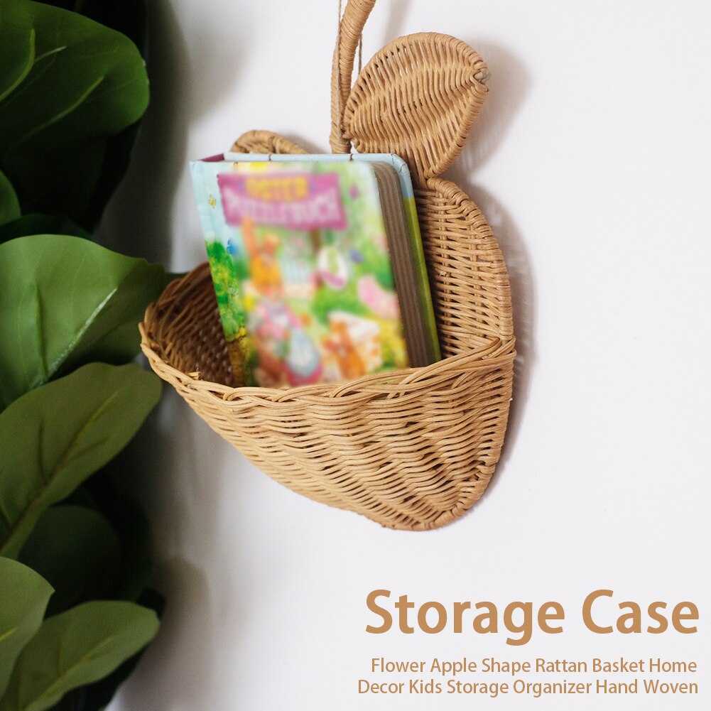 Hand Woven Rattan Wall Basket