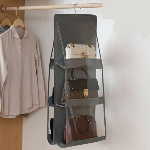 Handbag Storage 6-Pocket Organizer Handbag Storage 6-Pocket Organizer