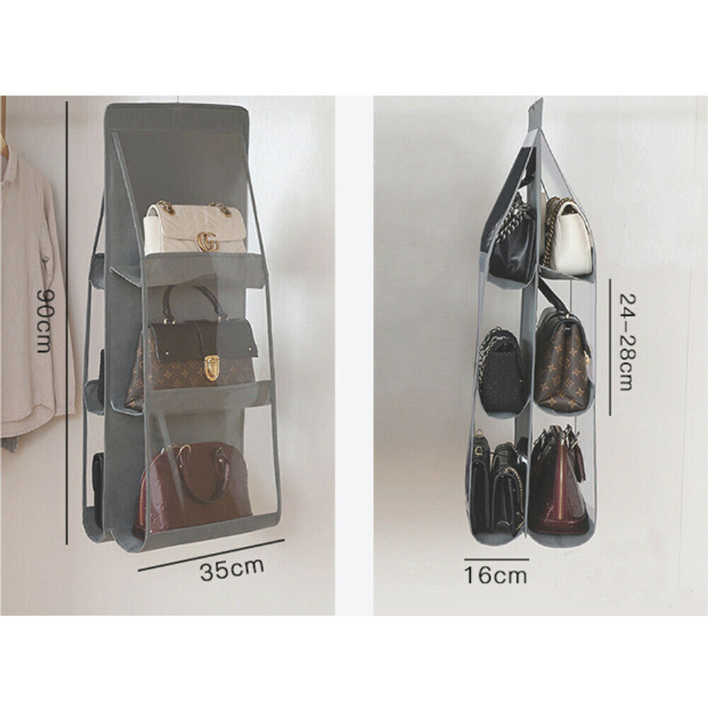 Handbag Storage Organizer 6 Pocket Bag Holder Handbag Storage Organizer 6 Pocket Bag Holder