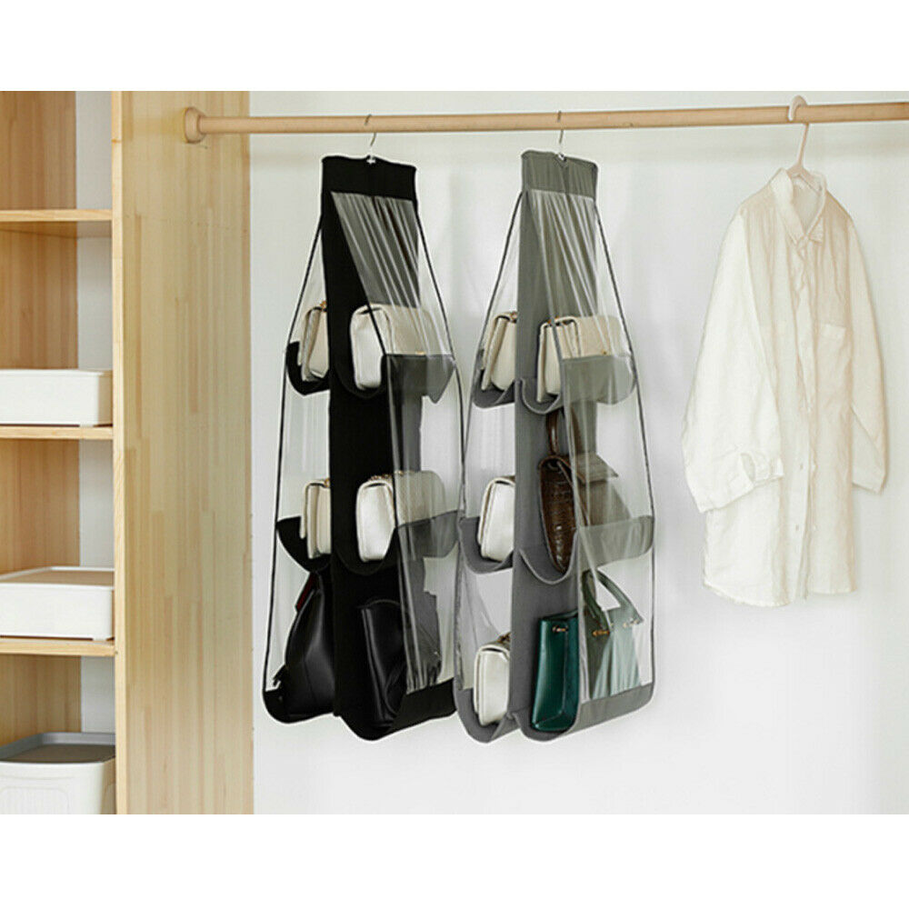 Handbag Storage Organizer 6 Pocket Bag Holder Handbag Storage Organizer 6 Pocket Bag Holder