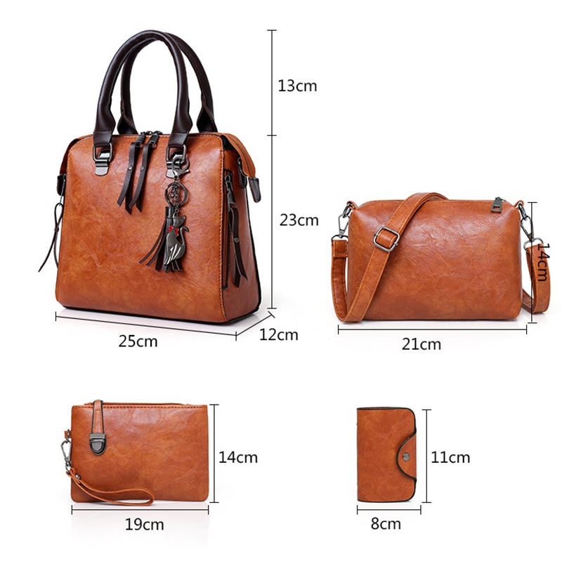 Handbags Set for Women (4Pcs) Handbags Set for Women (4Pcs)