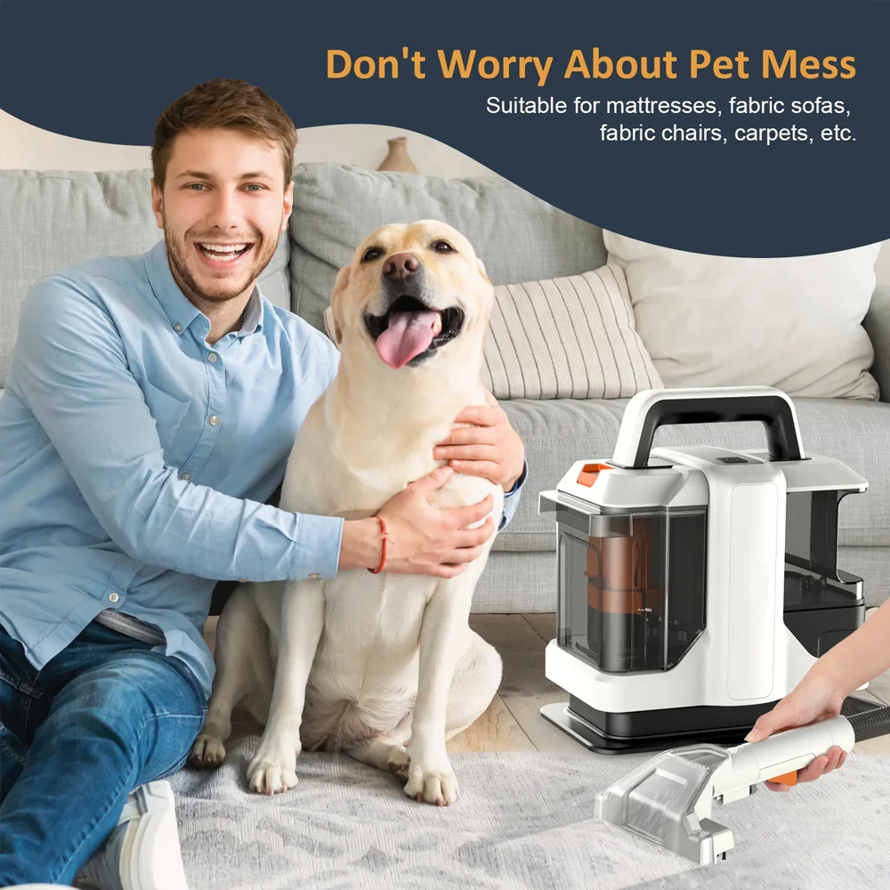 Handheld Carpet Cleaner 750W Handheld 15Kpa Corded Spot Clean Machine Wet Fabric Carpet Sofa Cleaning Pet Portable Car Handheld Carpet Cleaner 750W Handheld 15Kpa Corded Spot Clean Machine Wet Fabric Carpet Sofa Cleaning Pet Portable Car