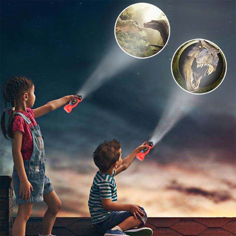 Handheld Dinosaur Projector Torch