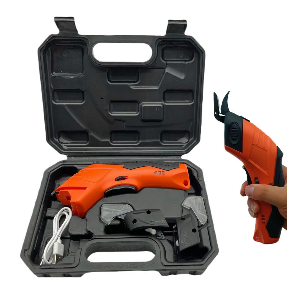 Handheld Electric Scissors Cloth Cutter Portable Fabric Cutting Machine Paperboard Leather Rug Plastics Trimmer