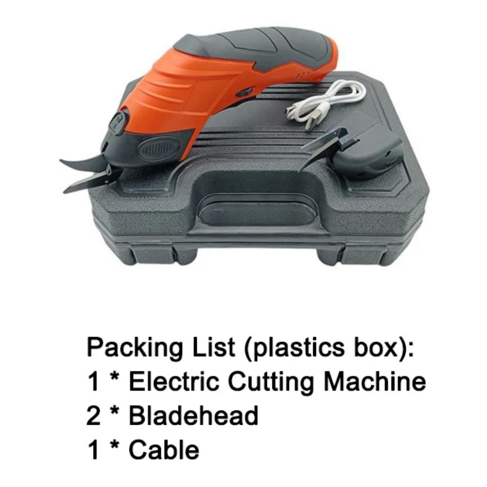 Handheld Electric Scissors Cloth Cutter Portable Fabric Cutting Machine Paperboard Leather Rug Plastics Trimmer