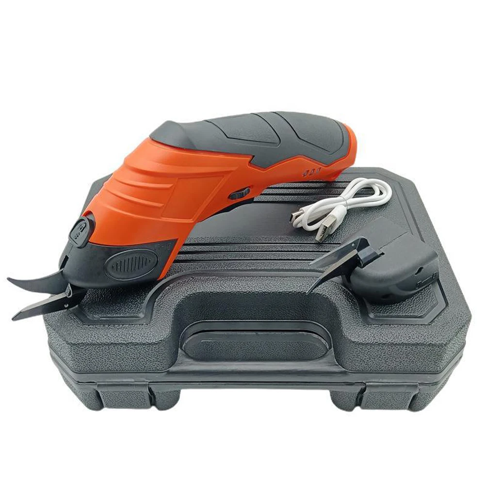 Handheld Electric Scissors Cloth Cutter Portable Fabric Cutting Machine Paperboard Leather Rug Plastics Trimmer