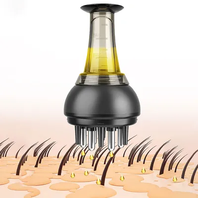 Handheld Hair Regrowth Comb Anti Off Portable Essential Oil Liquid Guiding Combs Brush Scalp Applicator Massager Hair