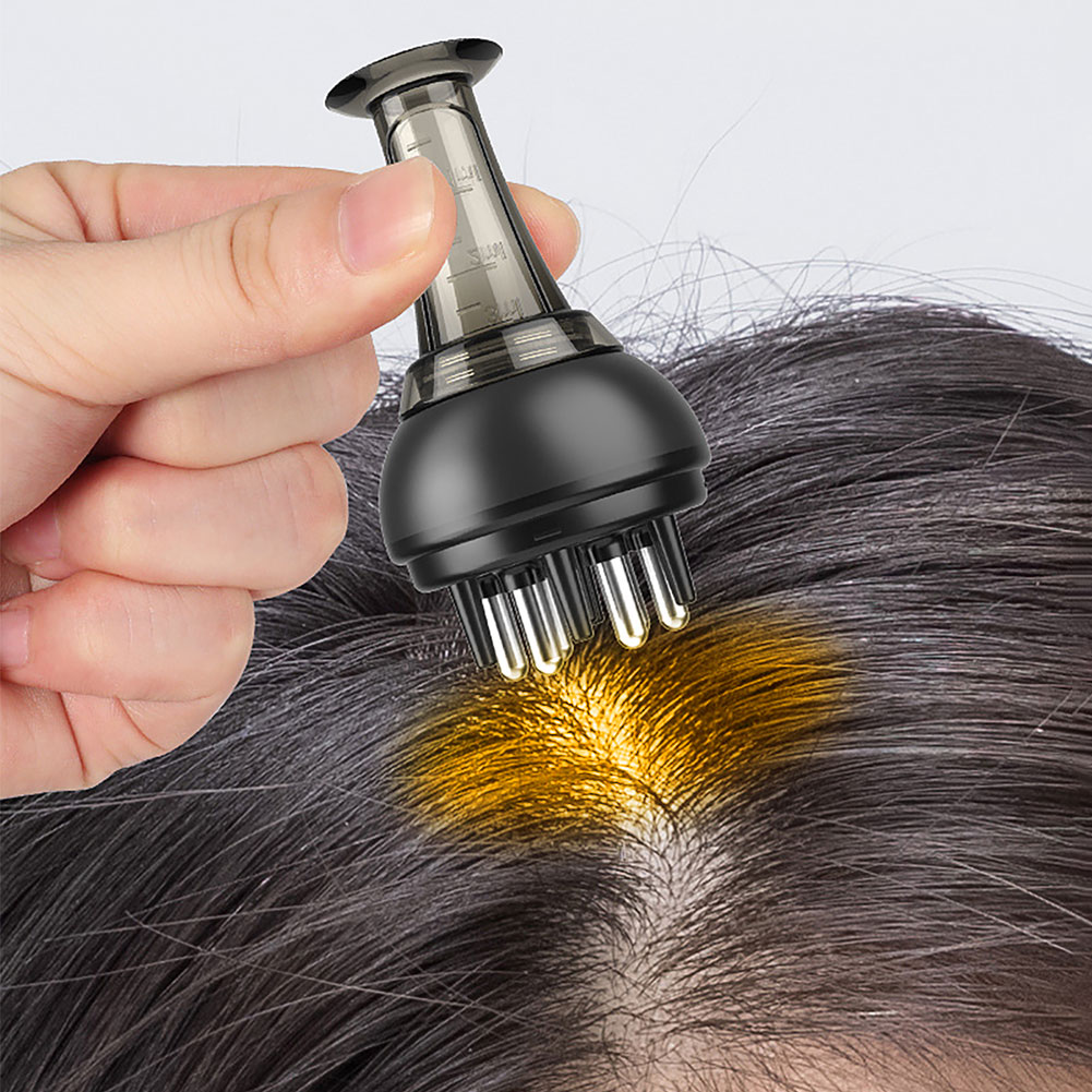 Handheld Hair Regrowth Comb Anti Off Portable Essential Oil Liquid Guiding Combs Brush Scalp Applicator Massager Hair