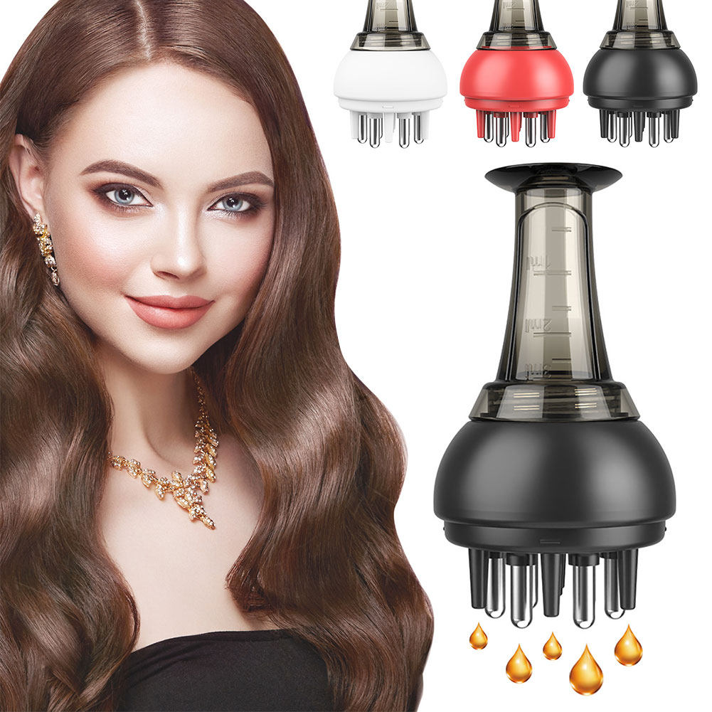 Handheld Hair Regrowth Comb Anti Off Portable Essential Oil Liquid Guiding Combs Brush Scalp Applicator Massager Hair