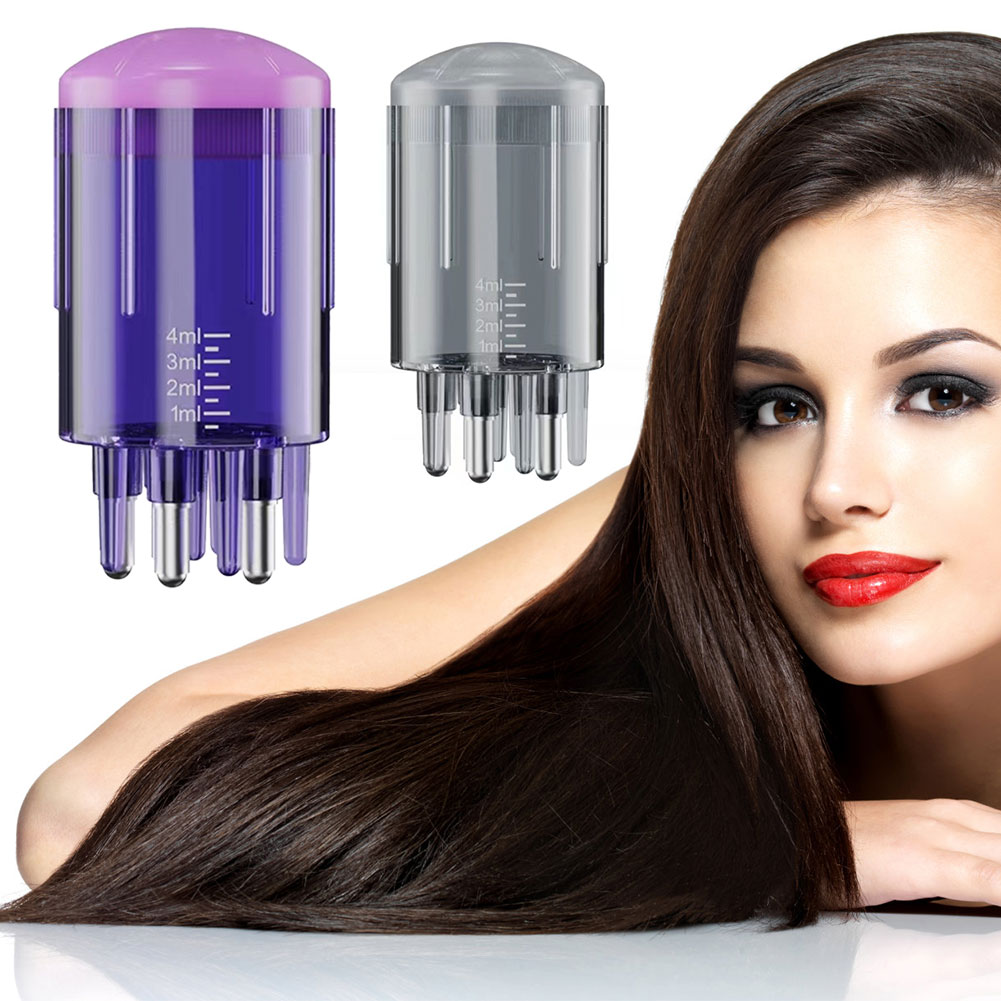 Handheld Hair Regrowth Comb Anti Off Portable Essential Oil Liquid Guiding Combs Brush Scalp Applicator Massager Hair