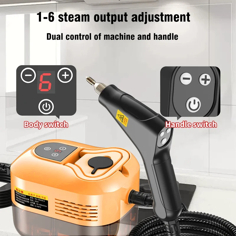 Handheld High Pressure High Temperature Household Steam Cleaner For Air Conditioner Kitchen Car Furniture Steam Cleaner
