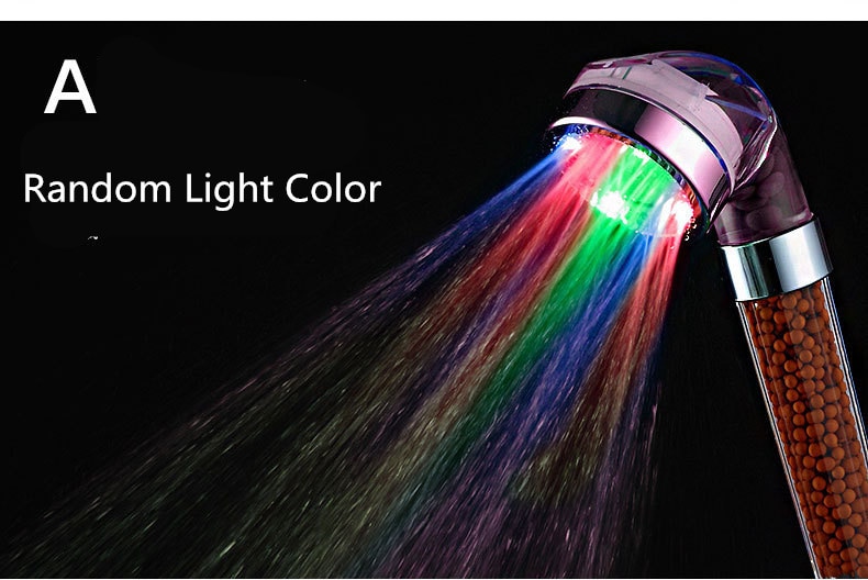 Handheld Shower Head Multicolor Lights Handheld Shower Head Multicolor Lights