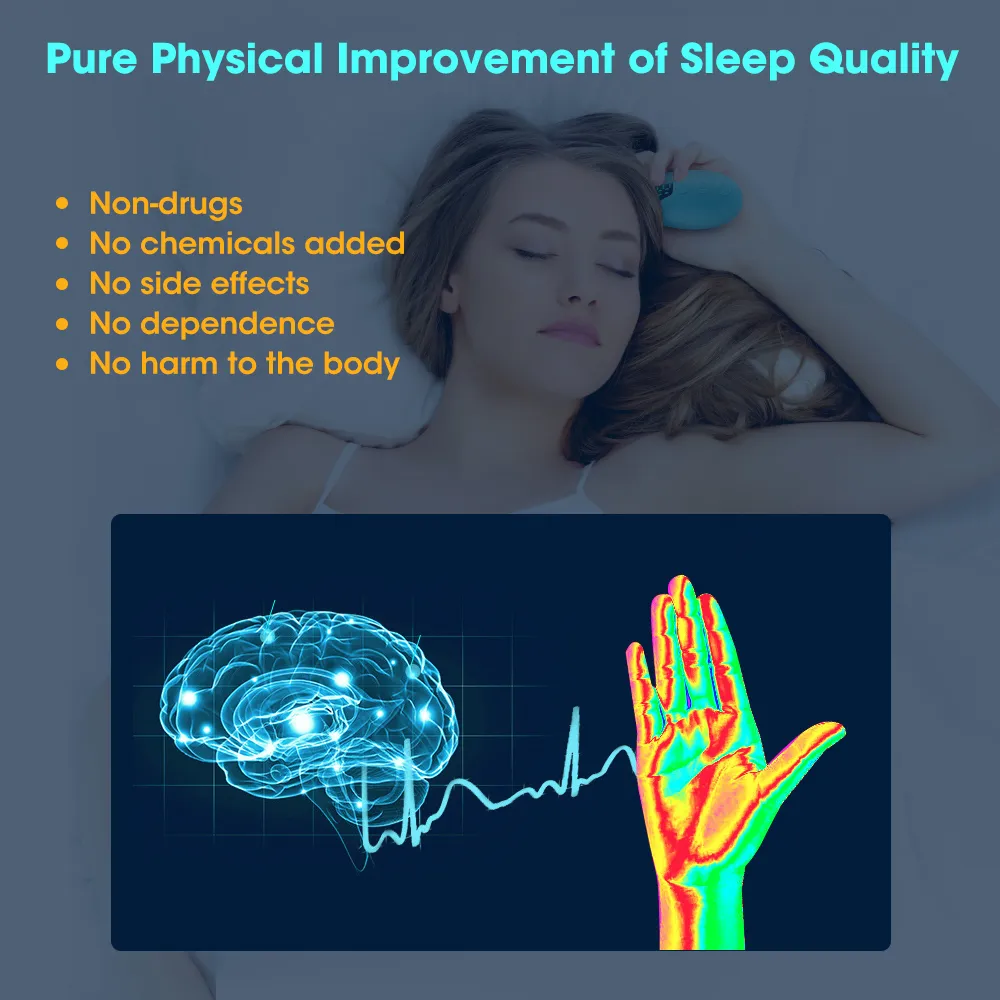 Handheld Sleep Aid Device Relieve Insomnia Instrument Help Sleep Night Anxiety Therapy Relaxatio Pressure Relief Sleep