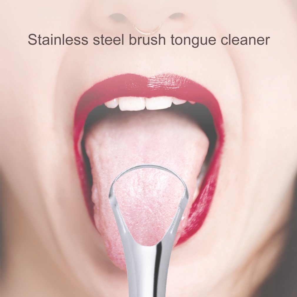 Handheld Stainless Steel Tongue Cleaner Handheld Stainless Steel Tongue Cleaner