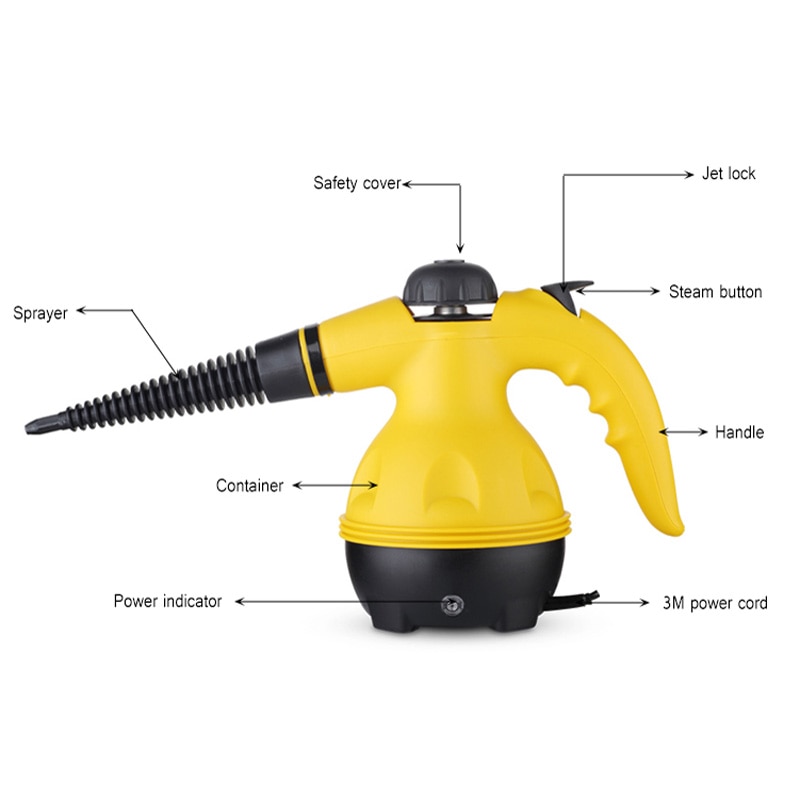Handheld Steam Cleaner Electric Device Handheld Steam Cleaner Electric Device