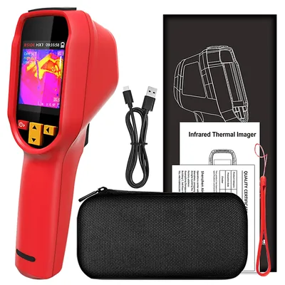 Handheld Thermal Imaging Camera -20~550C 15 color palettes 100×100IR resolution PC Analysis Software Industrial Tester Handheld Thermal Imaging Camera -20~550C 15 color palettes 100×100IR resolution PC Analysis Software Industrial Tester