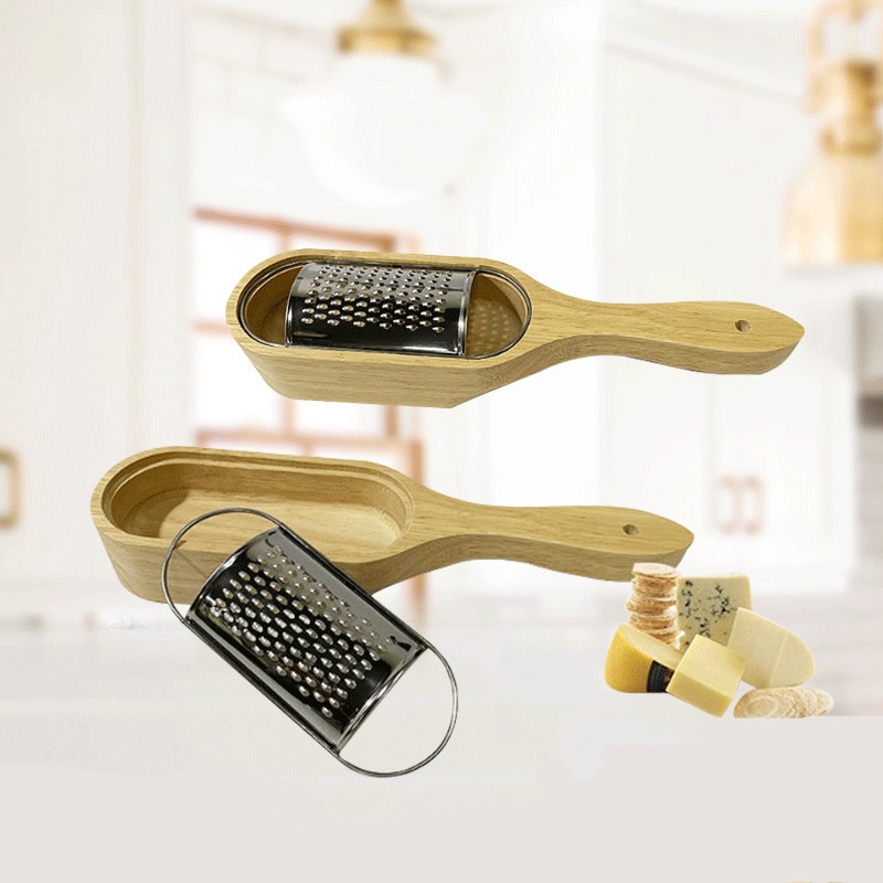 Handheld Wooden Cheese Grater Handheld Wooden Cheese Grater