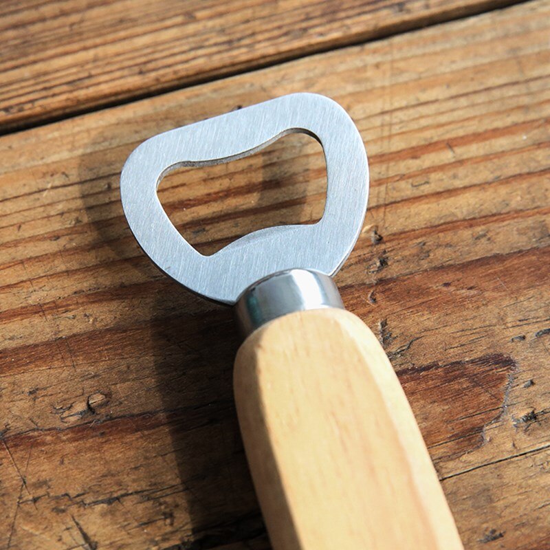 Handheld Wooden Handle Bottle Opener Handheld Wooden Handle Bottle Opener