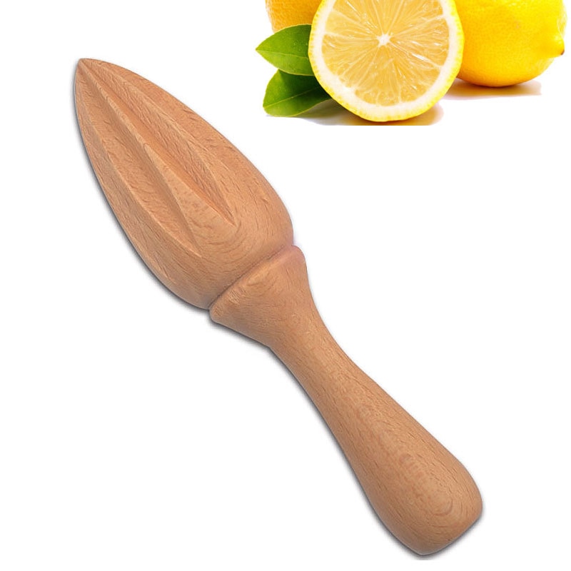Handheld Wooden Lemon Juicer