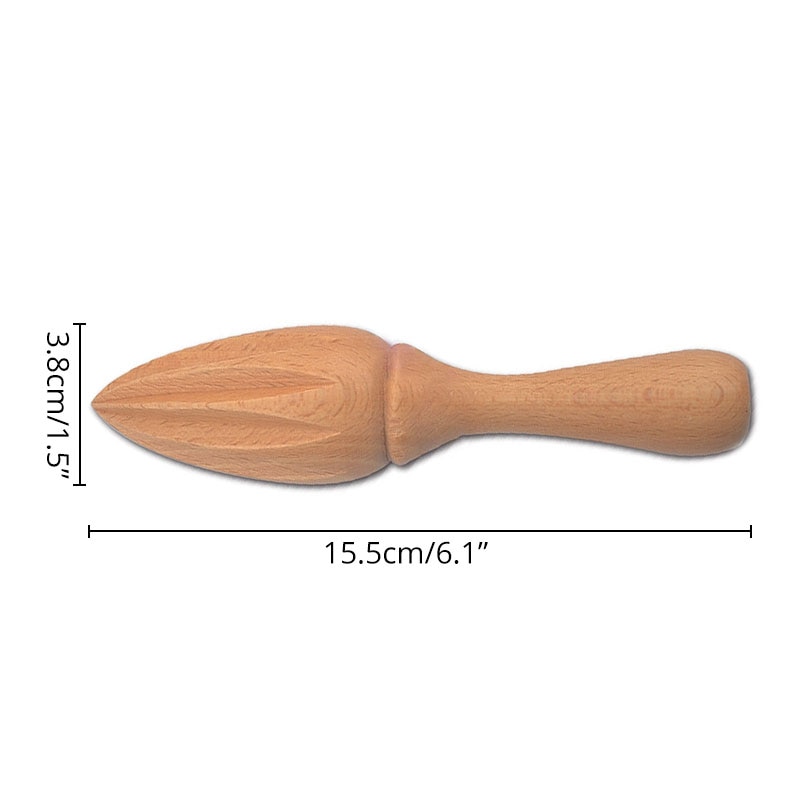 Handheld Wooden Lemon Juicer