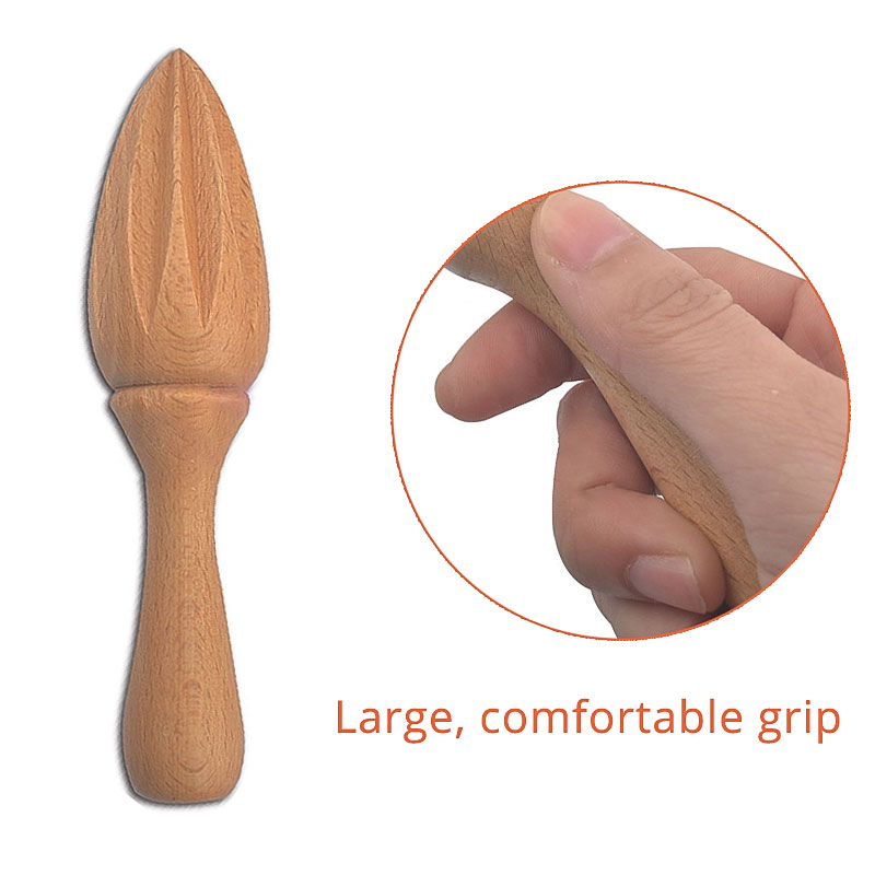 Handheld Wooden Lemon Juicer