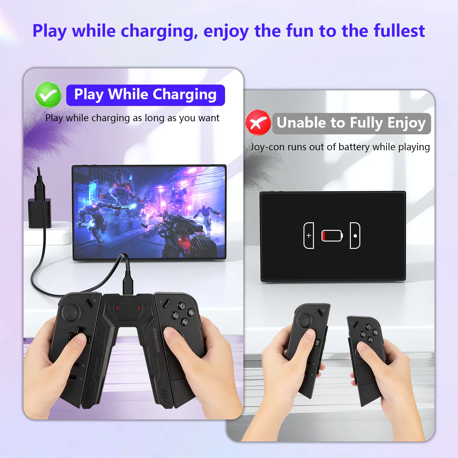 Handle Connector For Lenovo Legion Go Accessories Type C Charging Grip Controller Connectors Gamepad Organizer Holder Handle Connector For Lenovo Legion Go Accessories Type C Charging Grip Controller Connectors Gamepad Organizer Holder